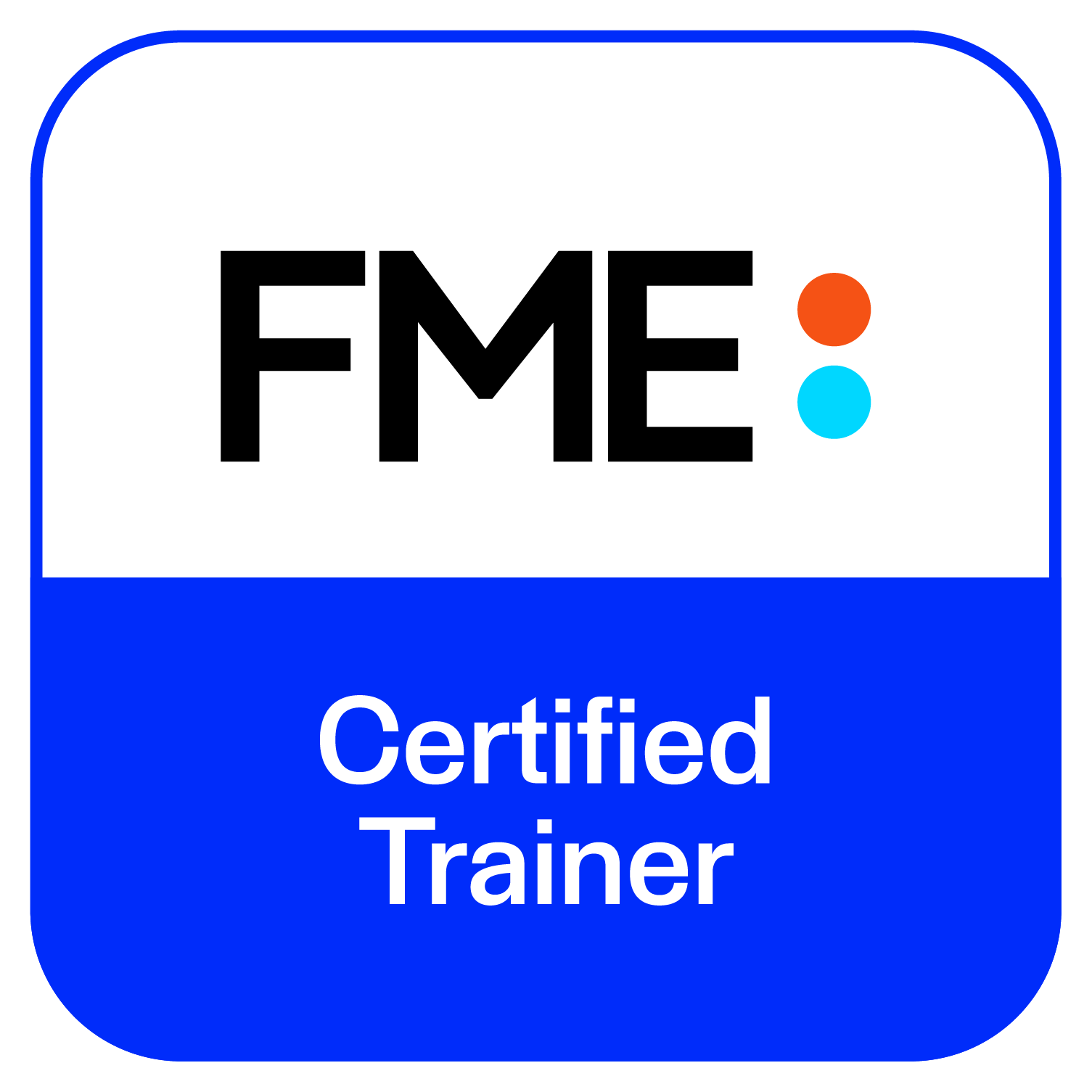 logo de la certification FME Trainer